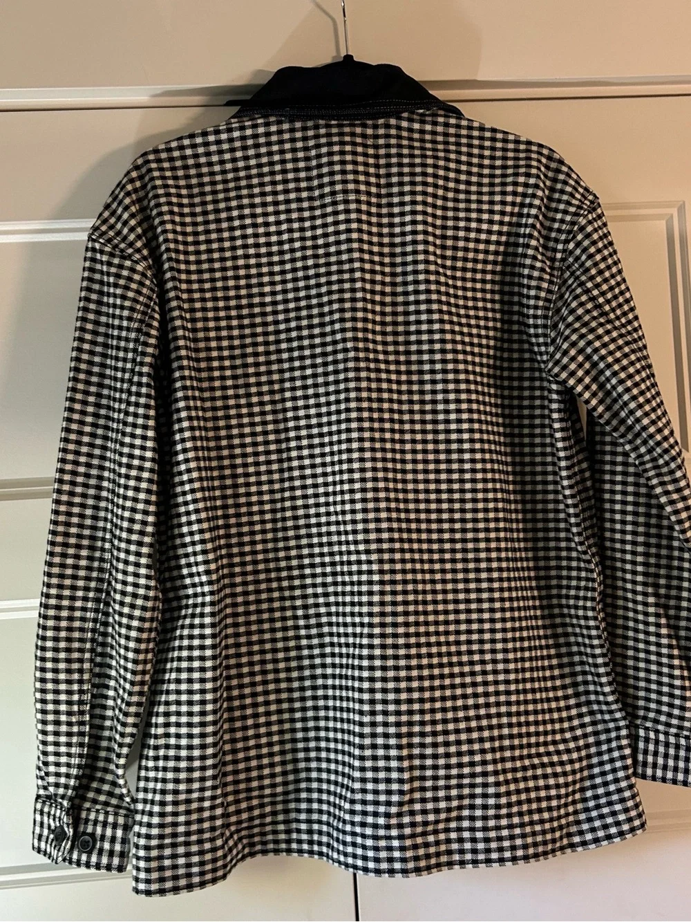 NWT size Small Gap × DÔEN Gingham Denim Jacket - Picture 6 of 7
